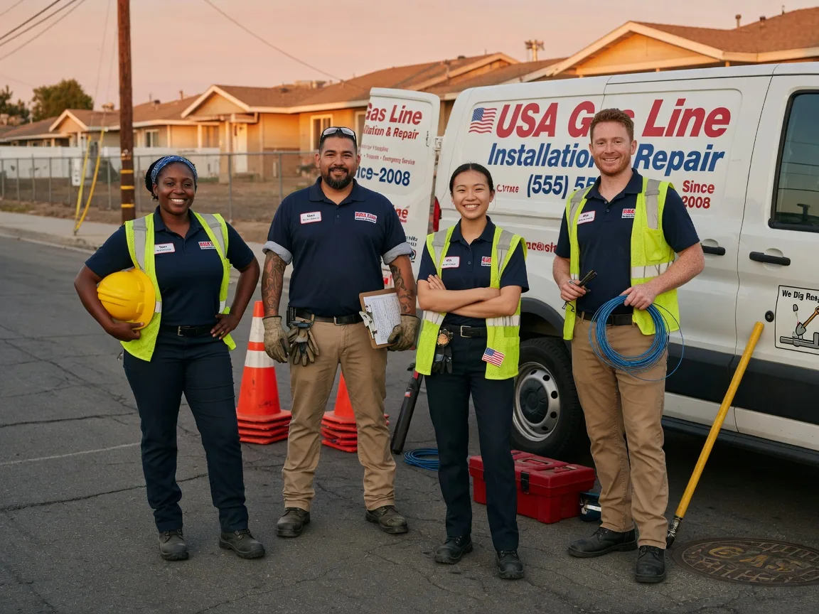Gas Line Installation company in Camargo, IL